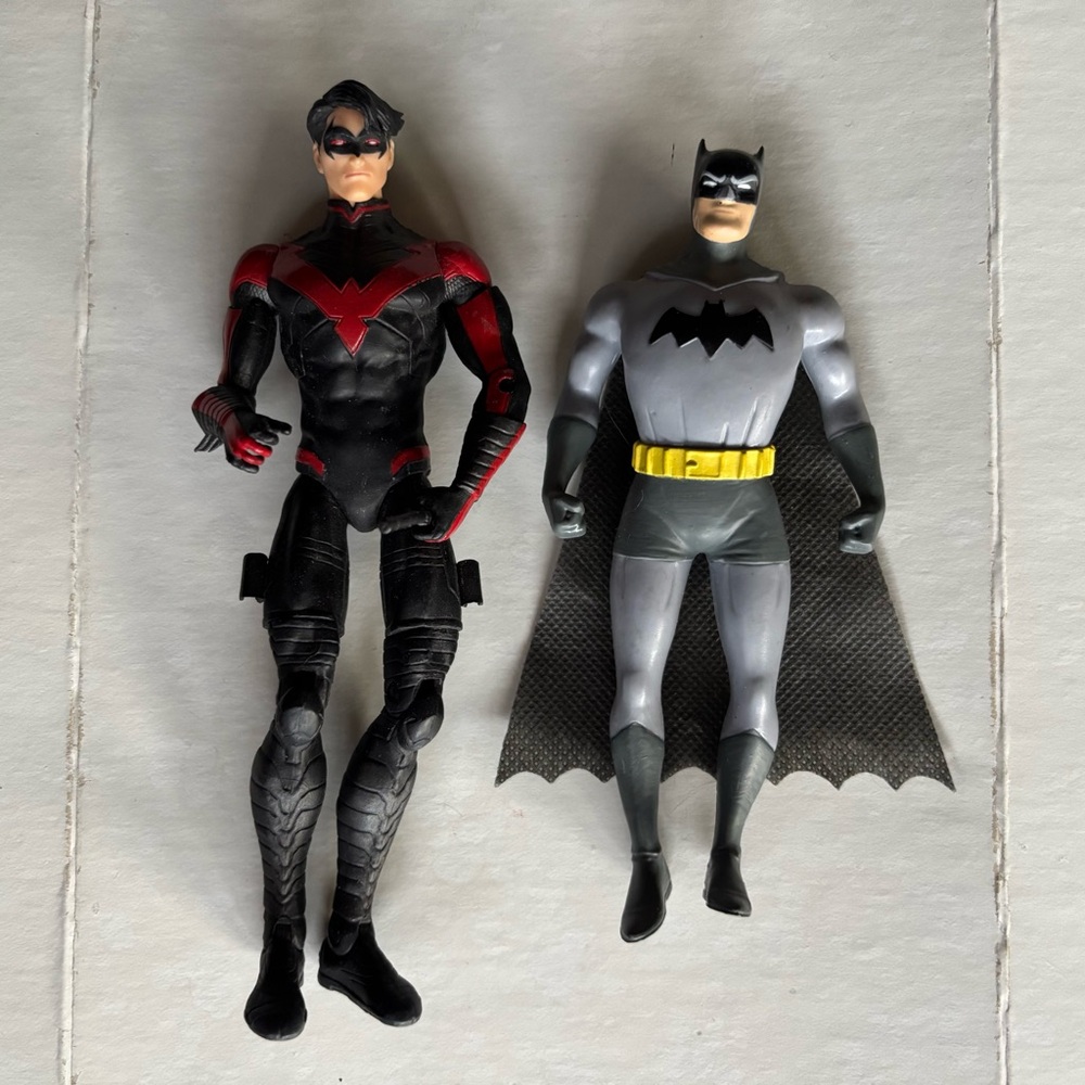 DC Comics Batman and Nightwing Action Figures Set